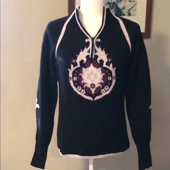 Athleta knit patterned sweater - Picture 2 of 8